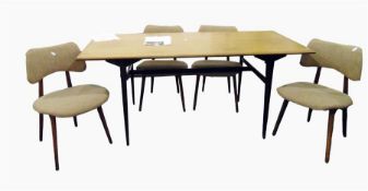Mid 20th century Heal's teak dining room suite com