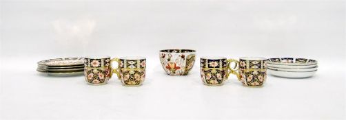 Royal Crown Derby Imari pattern coffee service com