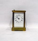 19th century English brass five-glass carriage clo