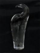 Seguso Arte Vetre glass model eagle, 31cm high