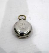 Victorian silver sovereign case, London 1883, in p