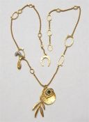 18ct gold Links 'Watch Over Me Serenity' pendant n