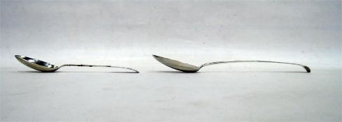 Georgian silver Old English pattern basting spoon,