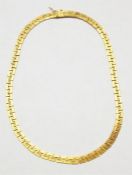 18ct gold collarette, 33.4g approx