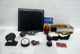 Quantity of various items including welding glasse