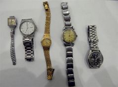 Seiko gent's stainless steel wristwatch, another a