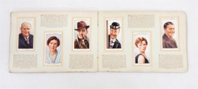 Quantity of cigarette cards to include Wills 'Picture Card Album', 'Radio Celebrities', '