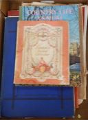 Ephemera including London's Social Calendar during the reign of King George V, many double plates,