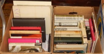 Collection of books on ballet, including Danman, Meredith 