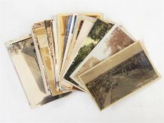 Assorted postcards on Gloucestershire, approx 92, 20th century, to include St Mary De Crypt