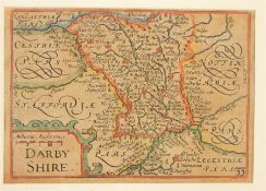 Pieter Van Den Keere  Maps From the Miniature Speed Edition between 1627 and 1676, including