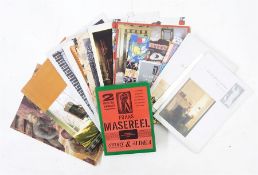 Four various Persephone catalogues and 13 Persephone quarterly magazines  Masereel, Frans  