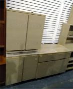 Two small Tapley cupboards (CD22 in Tapley Catalogue 2001), 22