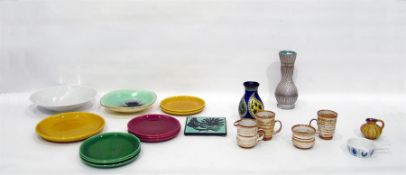 Gouda baluster-shaped vase, teardrop design and fu