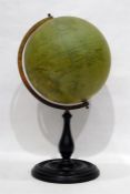 Terrestrial globe on stand