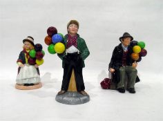 Royal Doulton 'Balloon Girl' HN2818, Royal Doulton 'The Balloon Man' HN1954 and Royal Doulton '