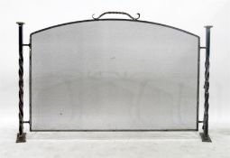 Large cast iron spark guard