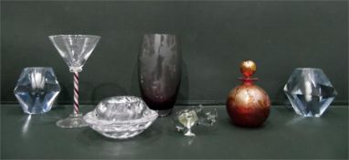 Ngwenya model glass rhino, a Royal Copenhagen glas