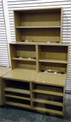 Two small Tapley bookshelves fitted adjustable shelves (VO22 in Tapley Catalogue 2001), 22