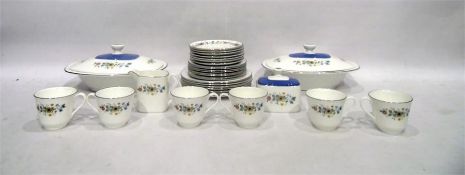 Royal Doulton 'Pastorale' pattern part dinner and