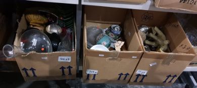 Assorted ornaments, Chinese style rice dishes, gla