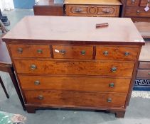 Early 19th century North of England mahogany chest