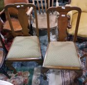 Pair of mid 20th century stained beech/walnut(?) s