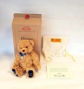 Steiff blonde coronation bear to celebrate the 50t