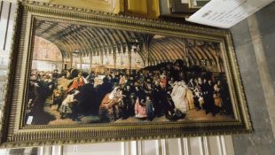 Various framed prints including 