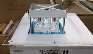 Set of three ceiling light shades, the five lights