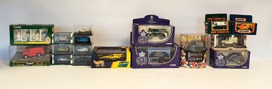 Assorted Corgi Matchbox and other boxed cars and a