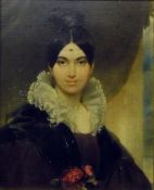 Watercolour drawing Houses on the lagoon, initiall