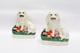 Two 19th century Staffordshire pottery flatback mo