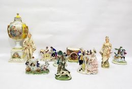 Collection of continental decorative porcelain fig