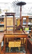 Late 19th/early 20th century mahogany single drawe
