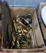 Various brassware ornaments and other items includ