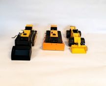 Collection of metal Tonka toys to include an orang