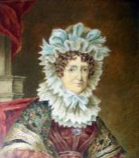 Late 19th century Watercolour drawing Portrait of