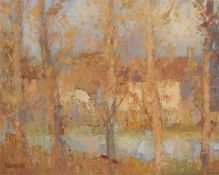 Roy Hewish (1929) Acrylic on board  