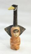Amanda Popham (b.1954) stoneware sculpture figure 