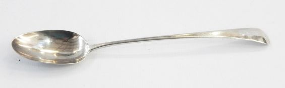 Georgian silver Old English pattern basting spoon, London 1801, 3oz
