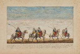 Two engraved plates from Richard Dalton's Antiquities and Views in Greece and Egypt with the Manners