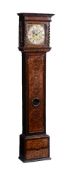 A rare William III walnut and Arabesque marquetry eight-day longcase clock