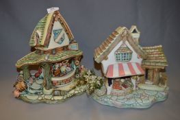 Two Pendelfin Models; Curio Shop and Fruit Shop