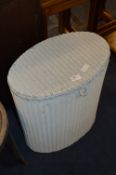 Lloyd Loom Linen Basket
