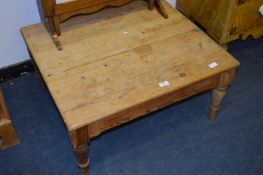 Square Topped Pine Coffee