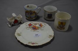 Crested Ware Mugs and Commemorative Ware