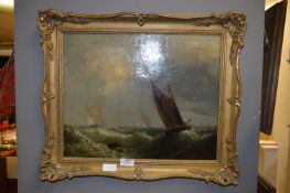 Gilt Framed Oil on Board 