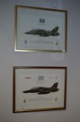 Pair of BAE Systems Framed Prints 