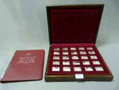 Twenty Five Elizabeth II Our Queen Cased Ingots 24